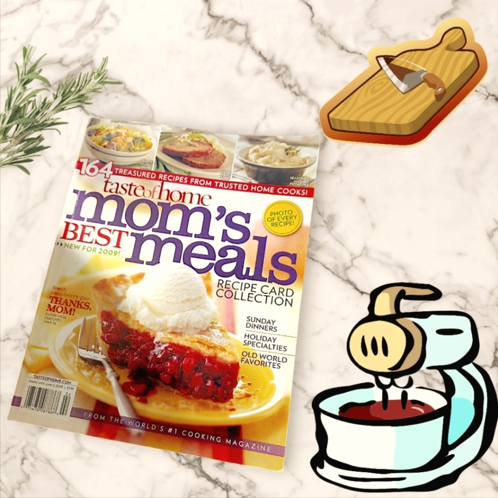 Taste of Home Mom's Best Meals Recipe Card Collection